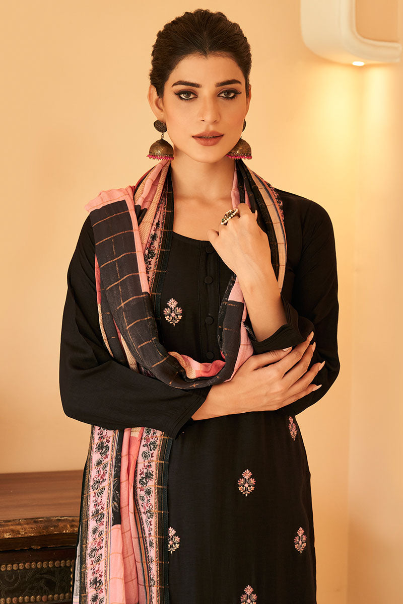 Khushi Pure Bemberg Russian Silk Salwar Suit Design 10005
