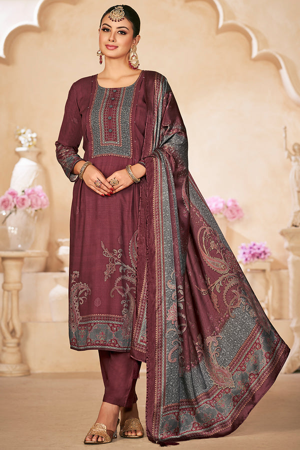 Sakhi-3 Pure Pashmina Salwar Suit
