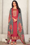 Zohra Pure Bemberg Chinon Jacquard Salwar Suit