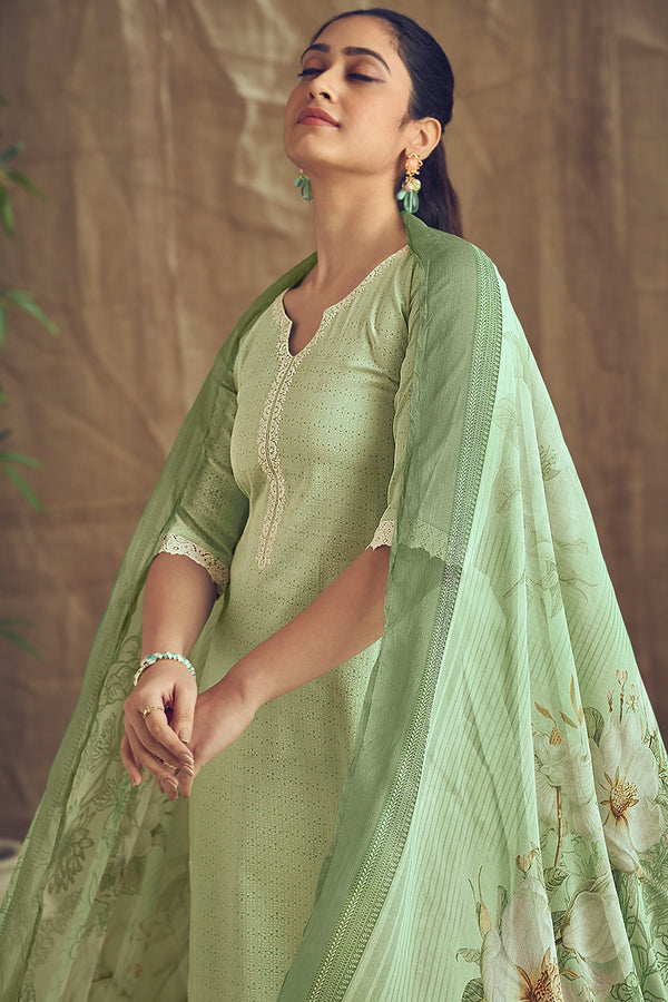Six Senses Pure Bemberg Soft Silk Salwar Suit Design