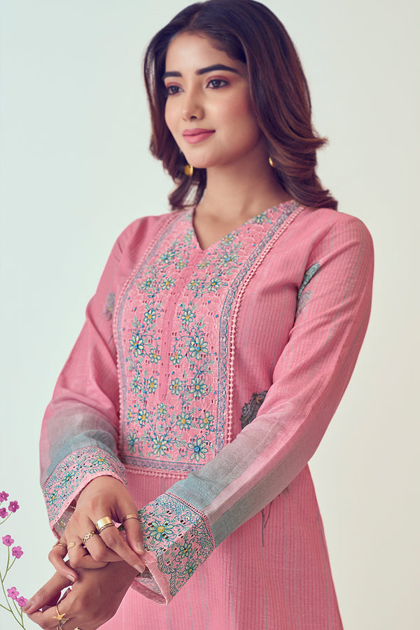 Premium Pure Linen Digital Printed Salwar Suit