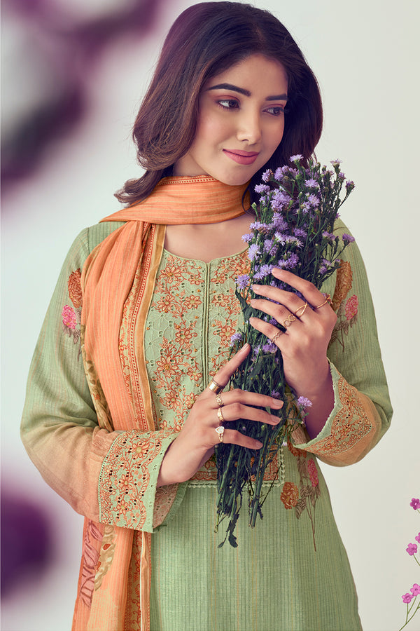 Premium Pure Linen Digital Printed Salwar Suit