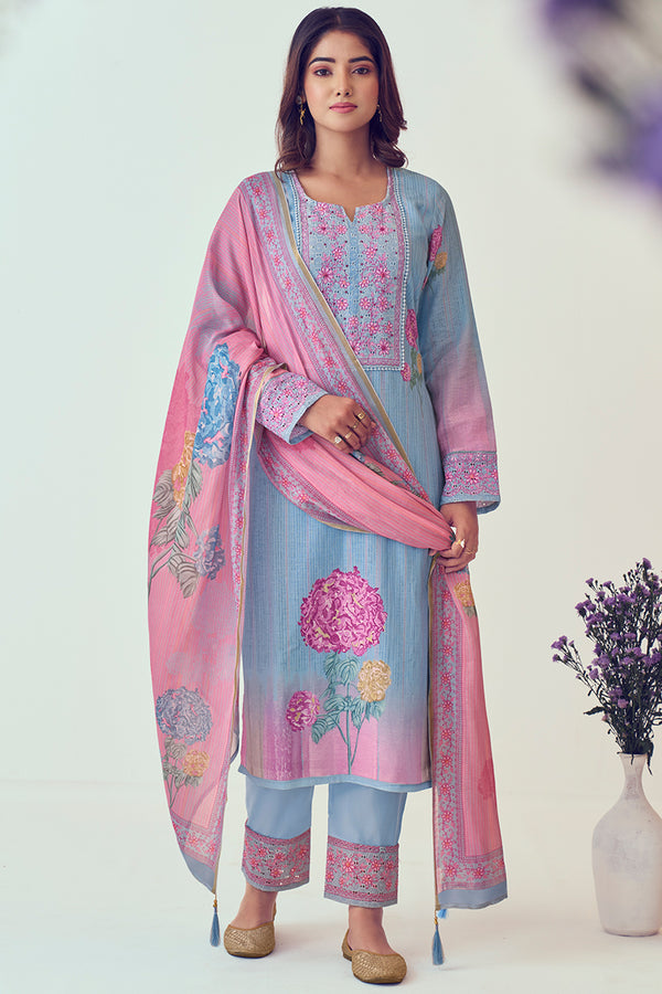 Premium Pure Linen Digital Printed Salwar Suit