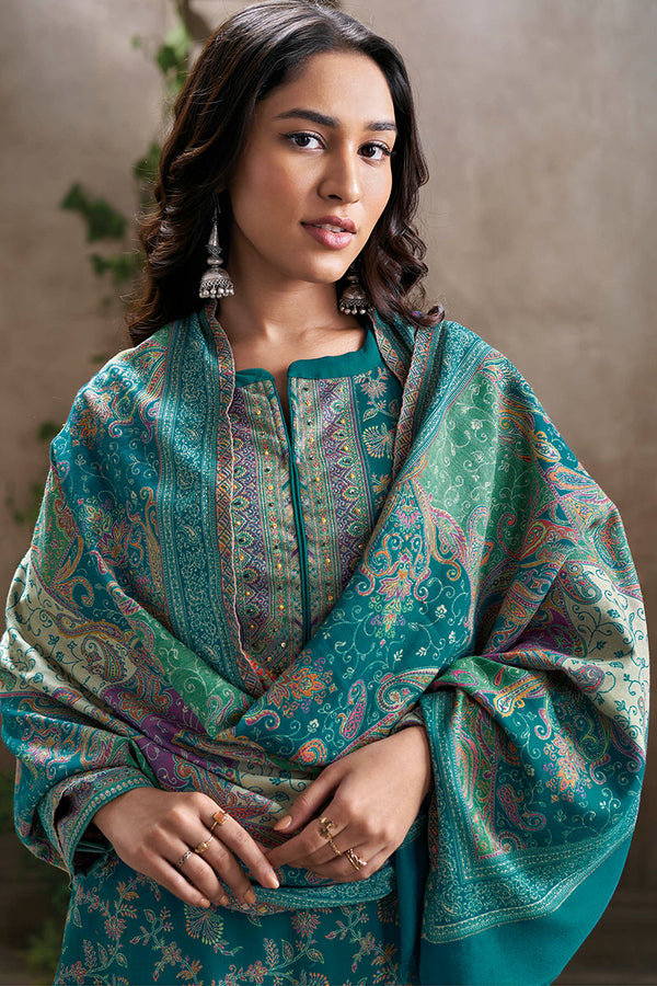 Premium Pure Pashmina Jacquard Salwar Suit