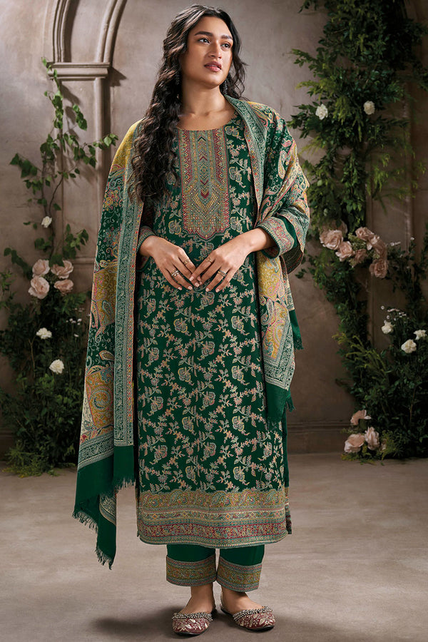 Premium Pure Pashmina Jacquard Salwar Suit