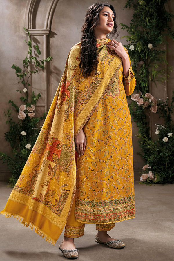 Premium Pure Pashmina Jacquard Salwar Suit