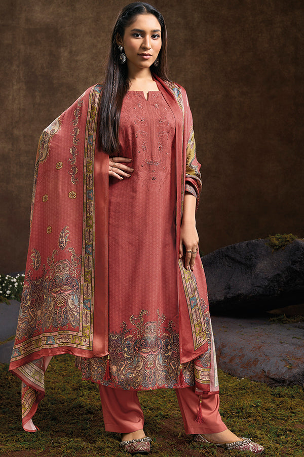 Premium Pure Pashmina Digital Print Salwar Suits
