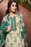 Superior Cotton Block Print With GPO Laces Salwar Suit
