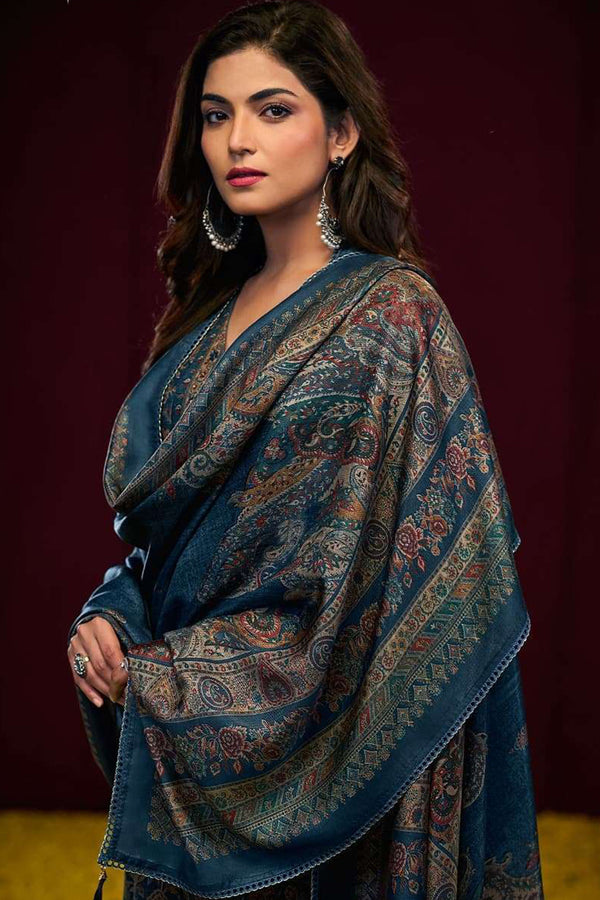 Premium Pure Pashmina Digital Print Salwar Suits