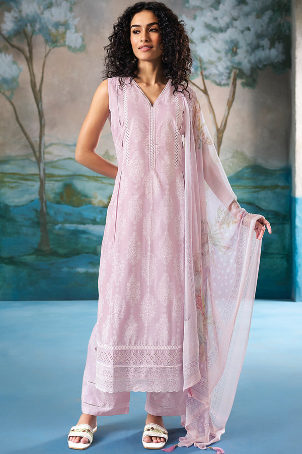 Superior Cotton Block Print Salwar Suit