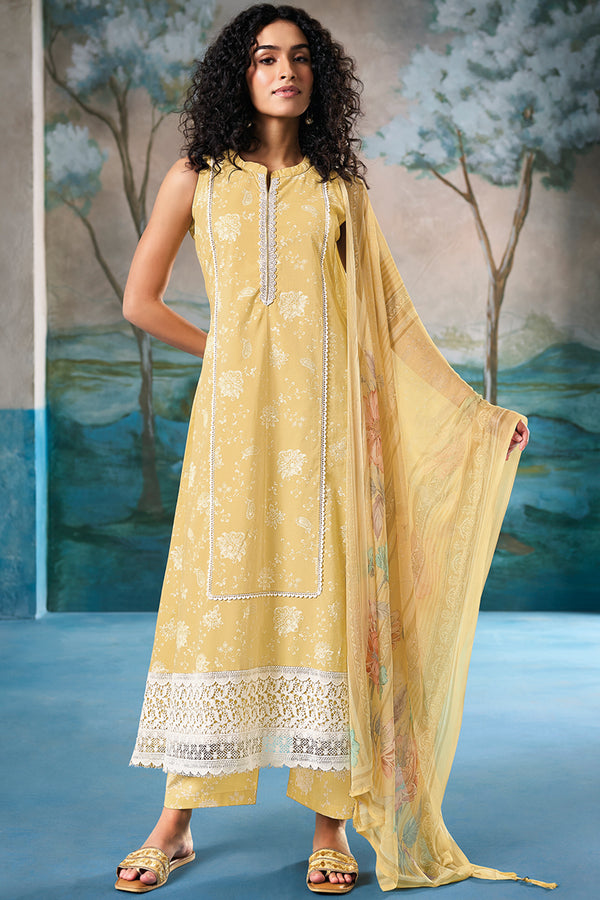 Superior Cotton Block Print Salwar Suit