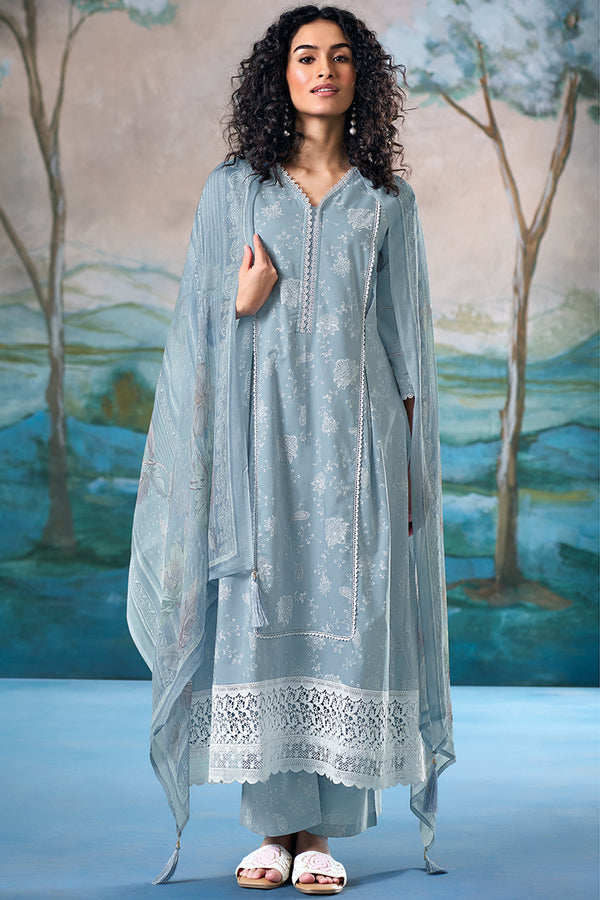 Superior Cotton Block Print Salwar Suit