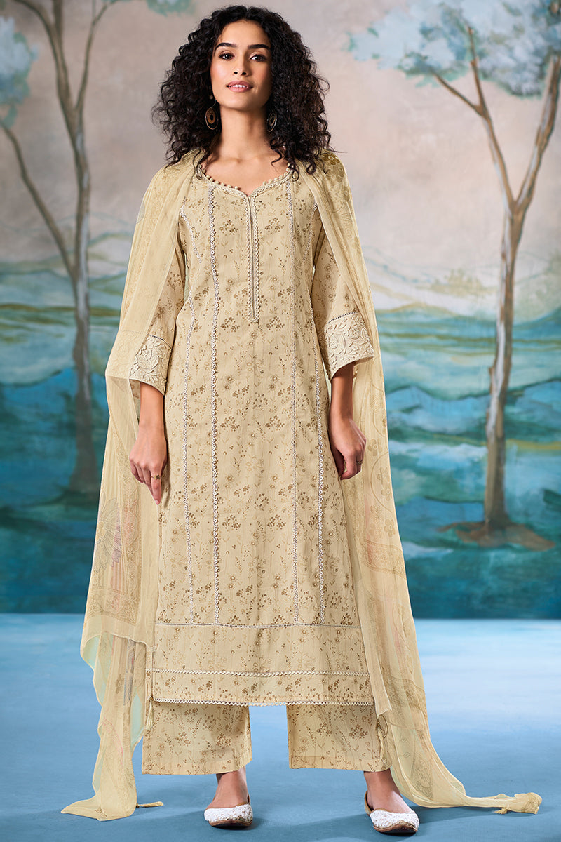 Superior Cotton Block Print Salwar Suit