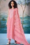 Superior Cotton Block Print Embroidered Salwar Suit
