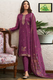 Nazneen Pure Bemberg Organza Jacquard Salwar Suit Design 1026