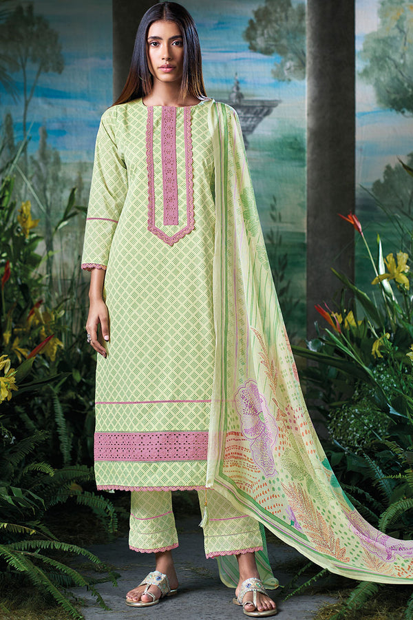 Superior Cotton Embroidered Salwar Suits