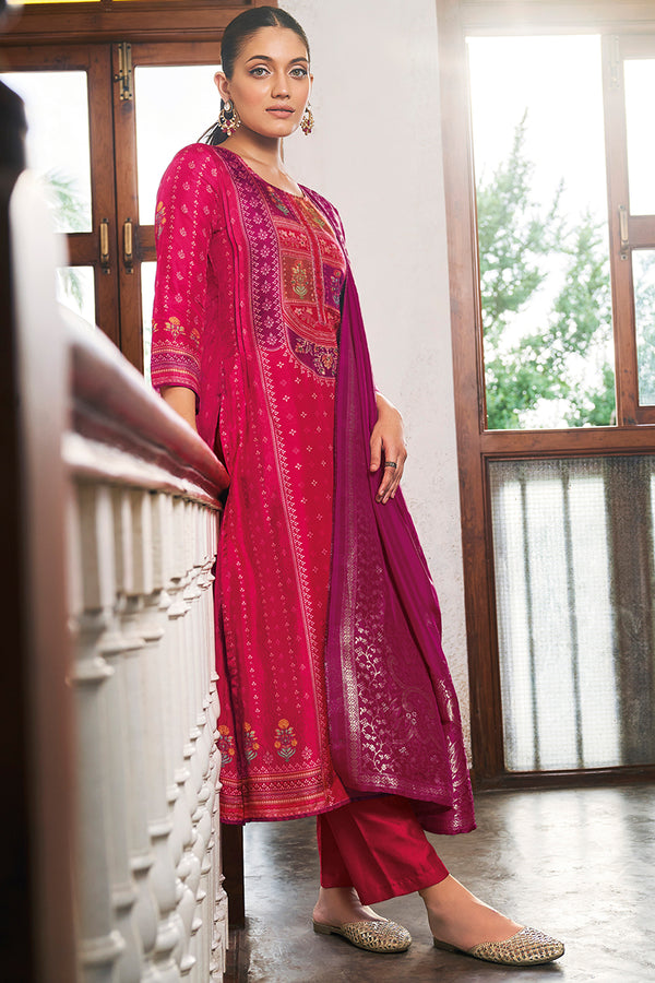 Arzu Pure Bemberg Silk Salwar Suit Design