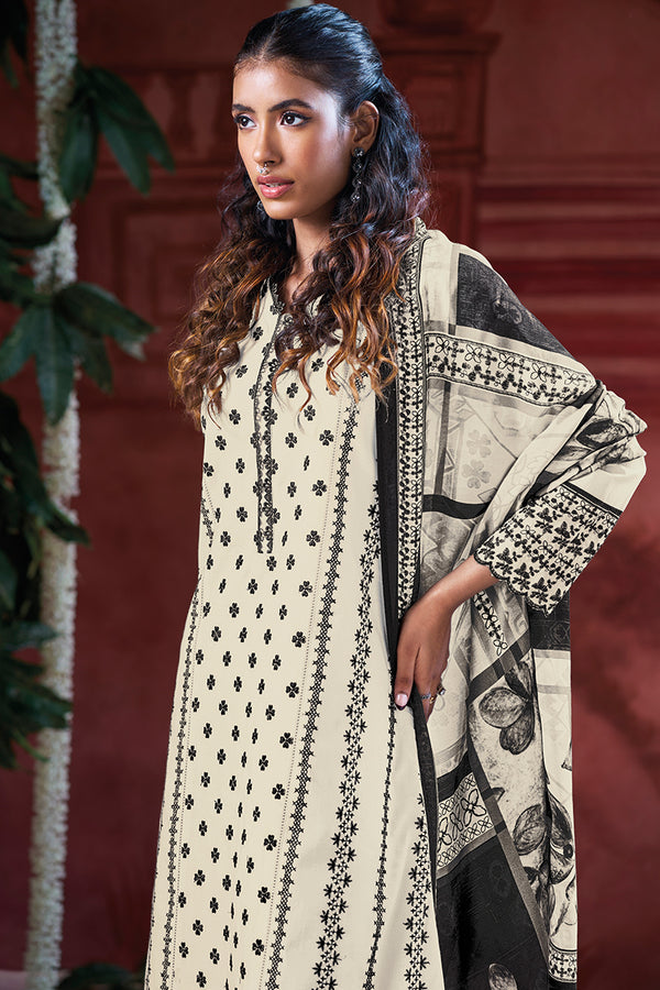 Superior Natural Cotton With Heavy Embroidered Salwar Suits