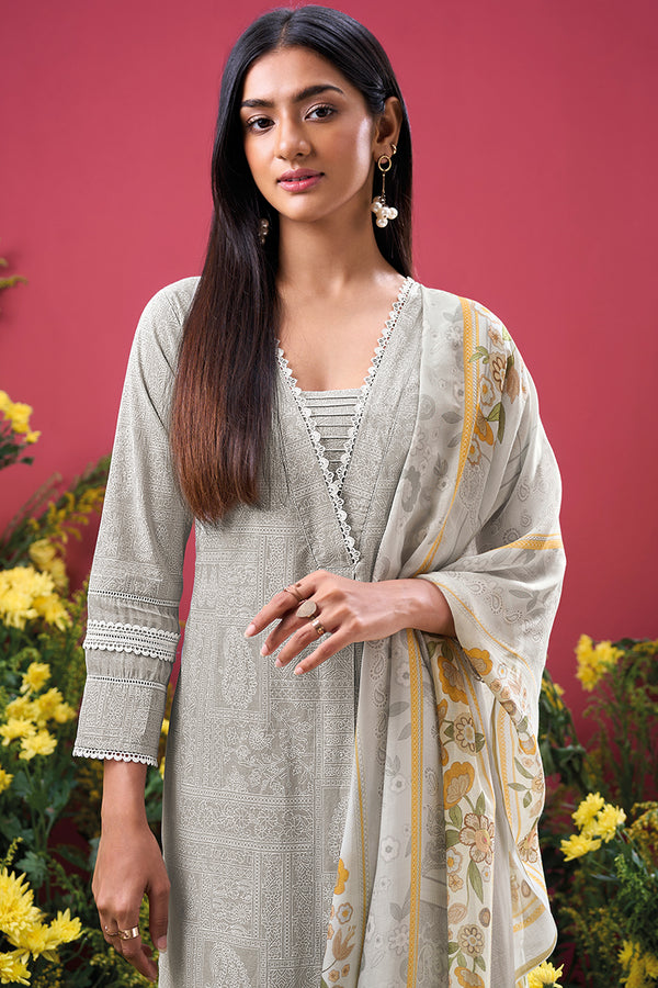 Superior Cotton Lawn Block Printed Salwar Suit