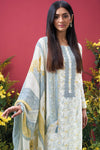 Premium Pure Linen Block Printed GPO Lace Salwar Suit