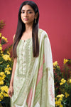 Premium Pure Linen Block Printed GPO Lace Salwar Suit