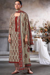 Superior Cotton Block Print Embroidered Salwar Suit