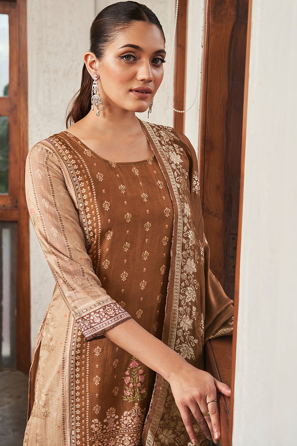 Arzu Pure Bemberg Silk Salwar Suit Design