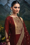 Premium Viscose Woven Silk Jacquard Salwar Suit