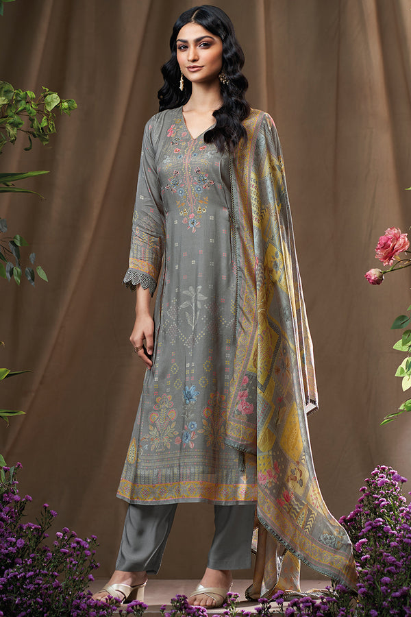Premium Pure Muslin Digital Printed Salwar Suit