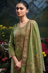 Premium Pure Wool Pashmina Meena Jacquard Salwar Suit