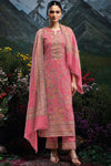 Premium Pure Wool Pashmina Meena Jacquard Salwar Suit