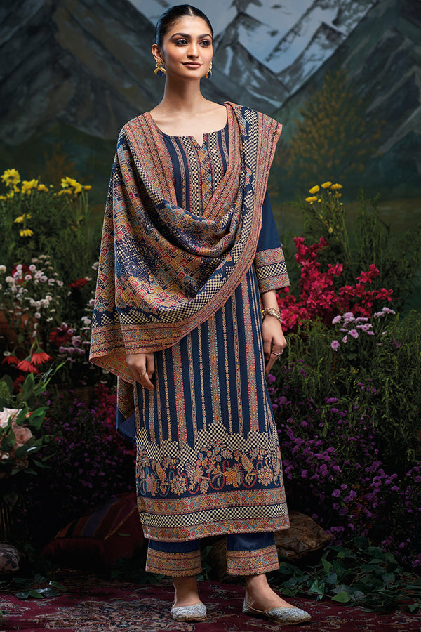 Premium Pure Pashmina Jacquard Salwar Suits