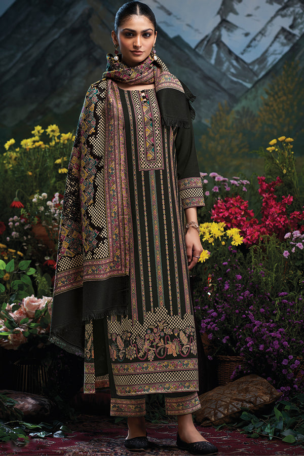 Premium Pure Pashmina Jacquard Salwar Suits