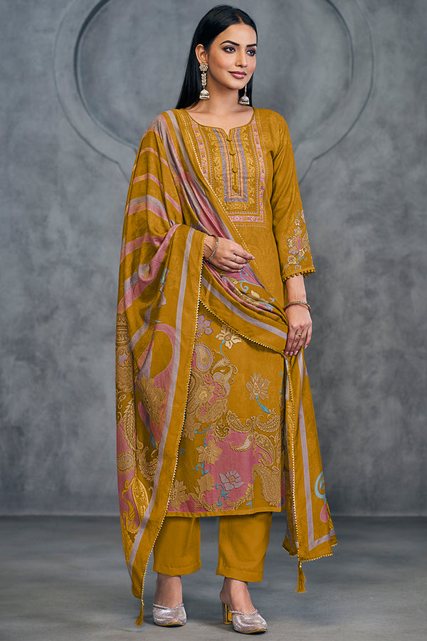 Premium Pure Pashmina Digital Printed Salwar Suit