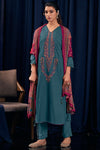 Premium Pure Pashmina Solid With Heavy Kashmiri Embroidered Suit
