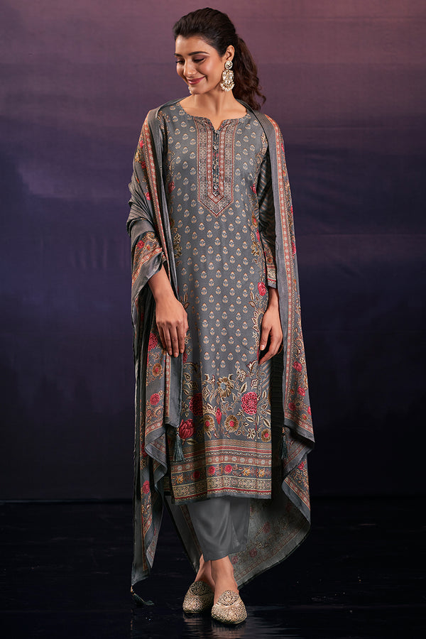 Premium Pure Pashmina Digital Printed Salwar Suit