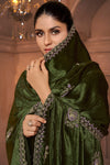 Pure Viscose Velvet Embroidered Salwar Suit