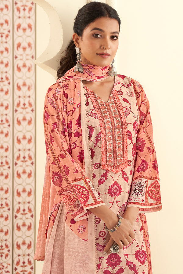 Bemberg Cotton Lawn Digital Printed Salwar Suit