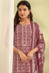 Superior Cotton Block Printed With Laces Salwar Suits