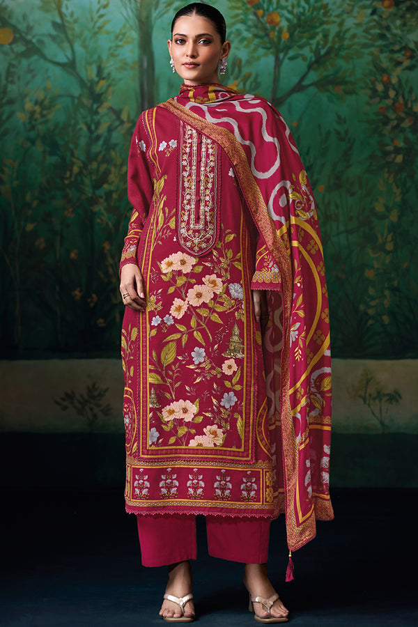 Premium Pure Linen Digital Printed Salwar Suit