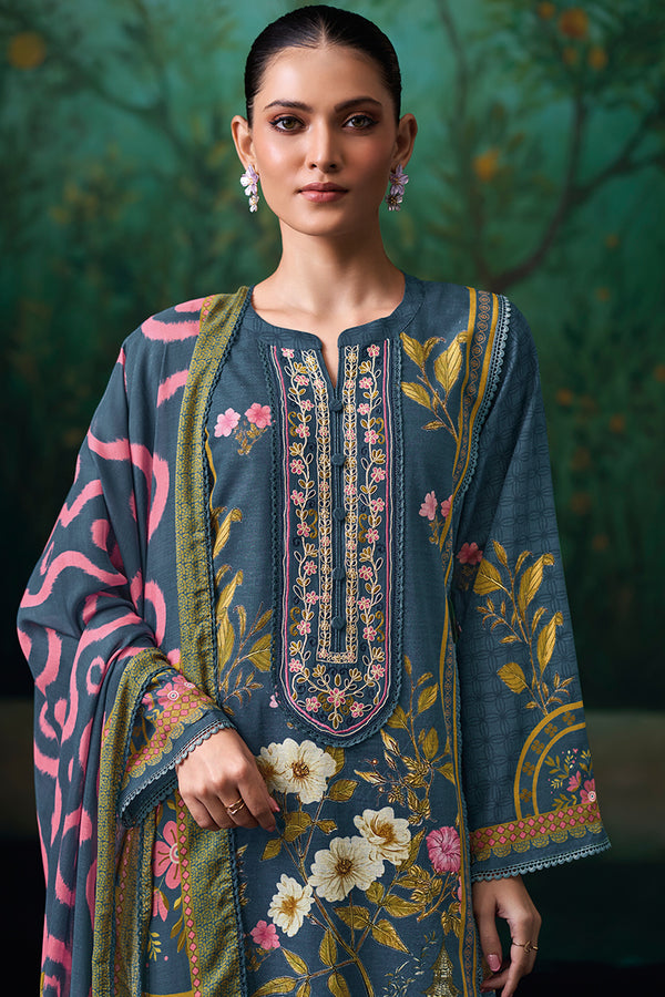 Premium Pure Linen Digital Printed Salwar Suit