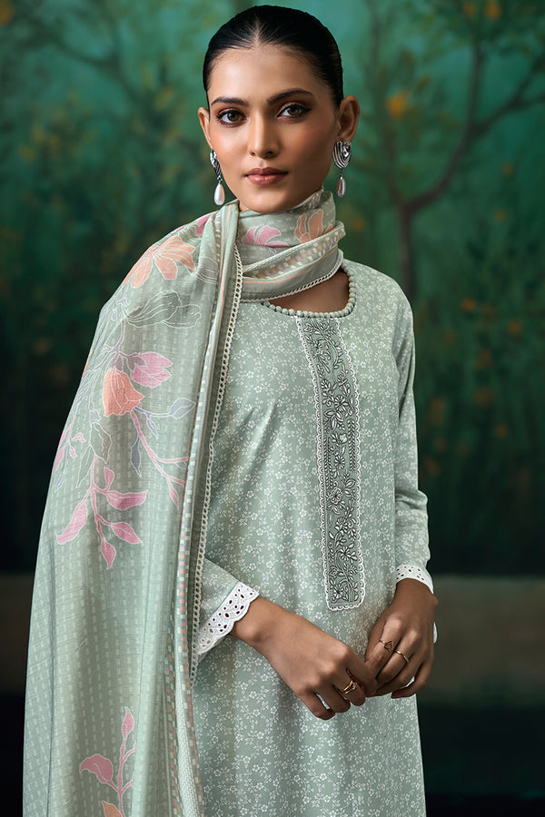 Superior Cotton Print and Embroidered Salwar Suit