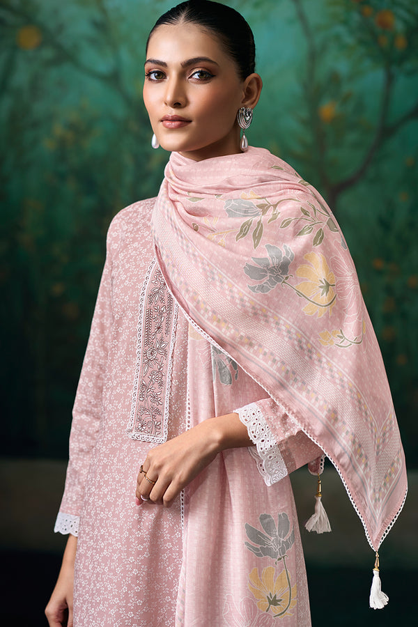 Superior Cotton Print and Embroidered Salwar Suit