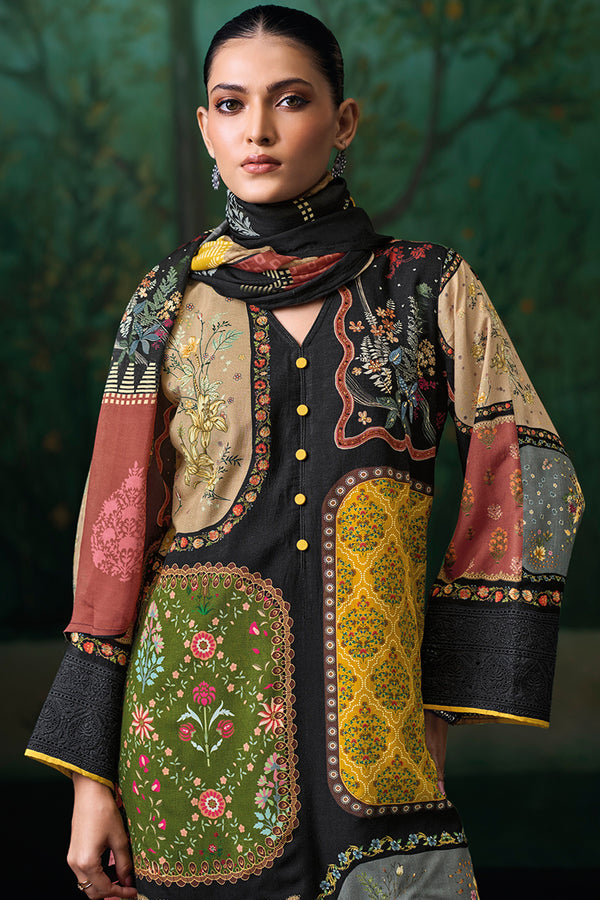 Pure Mul Checks Digital Print With Handwork Salwar Suits