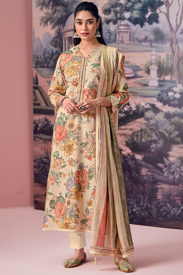 Superior Cotton Digital Print With Heavy Handwork Salwar Suit