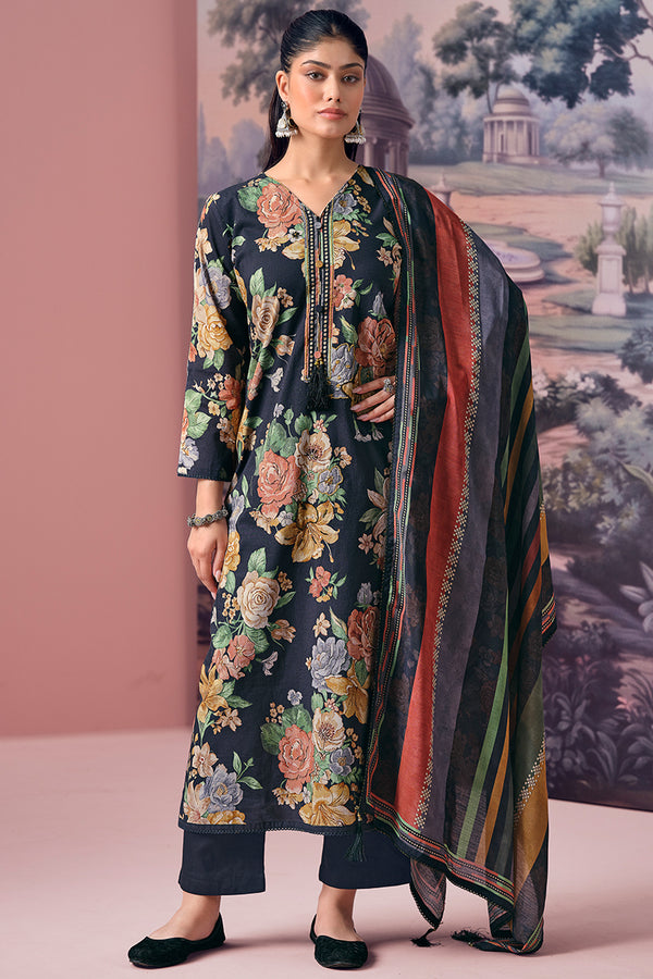 Superior Cotton Digital Print With Heavy Handwork Salwar Suit