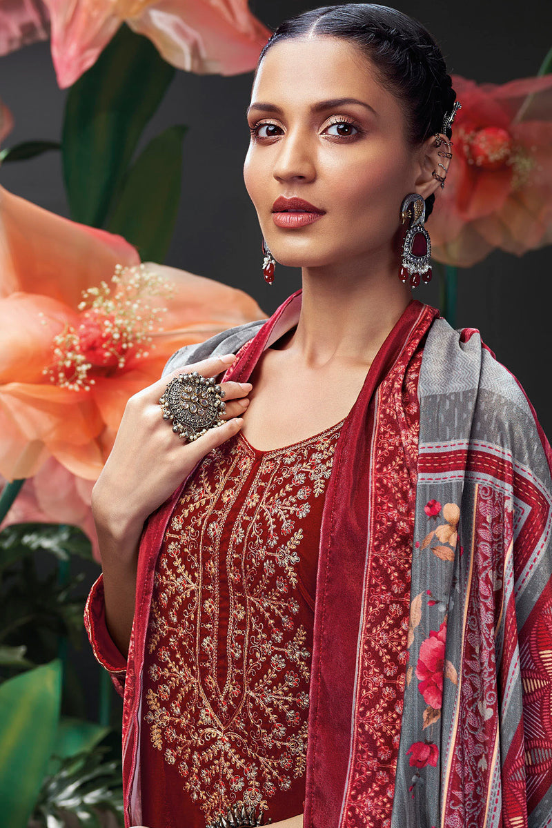 Saira Velvet Salwar Suit Design