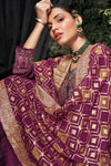 Saanjh Pure Silky Velvet Salwar Suit