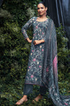 Arisa Pure Bemberg Rose Silk Salwar Suit
