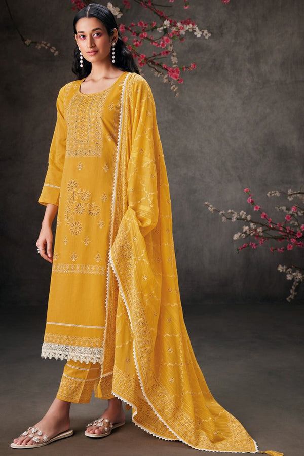 Lucknowi IV Premium Cotton Salwar Suit Design